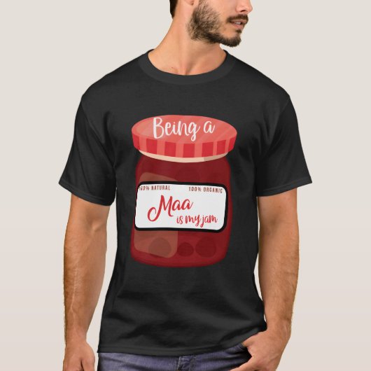 お母さん大好き!母の日とおばあちゃんの楽しいデザイン Tシャツ (正面)
