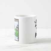 お母さん大好き 1枚の写真入りブラシスクリプトギフト コーヒーマグカップ (中央)