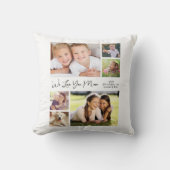 お母さん好きコラージュ クッション (正面)