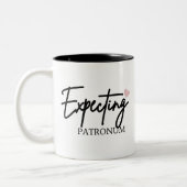 お母さん妊婦ののおもしろい贈り物 ツートーンマグカップ (左)