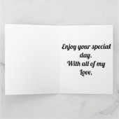 お母さん専用カードへ カード (内部)