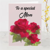 お母さん専用カードへ カード (黄色い花)