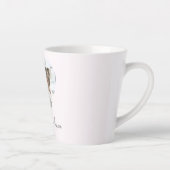 お母さん専用 名前入りフォトマグ | オーダーメイドラテマグ カフェラテマグ (右)