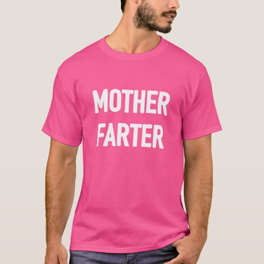 お母さん屁こき おならジョーク おならジョーク おなら Tシャツ (正面)