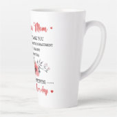 お母さん幸せな母の日 カフェラテマグ (右)