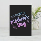 お母さん幸せの日、お母さん幸せの日の贈り物 招待状 (スタンド正面)