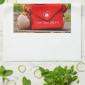 お母さん愛して下さい キッチンタオル (折り畳み)