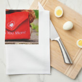 お母さん愛して下さい キッチンタオル (四つ折り)