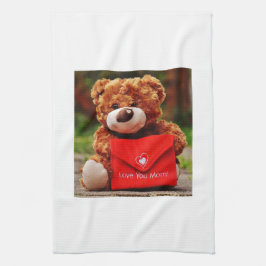 お母さん愛して下さい キッチンタオル