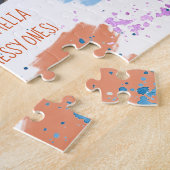 お母さん愛する水彩芸術攻撃2写真 ジグソーパズル (側面)