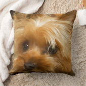 お母さん愛haley犬のヨークシャーテリアテリアを待って下さい クッション (ブランケット)