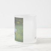 お母さん感謝してい、写真付きマグプレゼント フロストグラスマグカップ (中央)