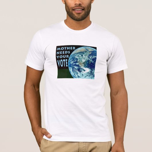 お母さん投票Tシャツが必要 Tシャツ (正面)