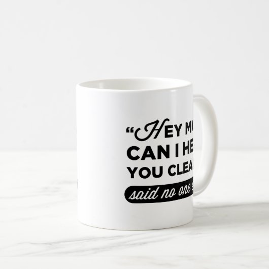 お母さん掃除し救済ていい？誰も言わなかった コーヒーマグカップ (正面右)