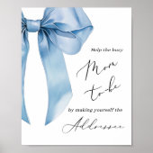 お母さん救済がエンベロ忙しープに向かって青い弓 ポスター (正面)