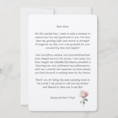 お母さん文字おめでとう母の日 サンキューカード (正面)