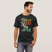 お母さん最高のの日のディスクゴルフパパ2 Tシャツ (正面フル)