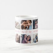 お母さん最高のの贈り物Ever Family Photo Collage コーヒーマグカップ (中央)