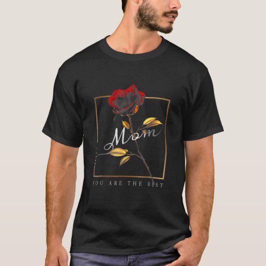 お母さん最高のはお母さんの日 Tシャツ (正面)