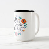 お母さん最高のは ツートーンマグカップ (正面右)