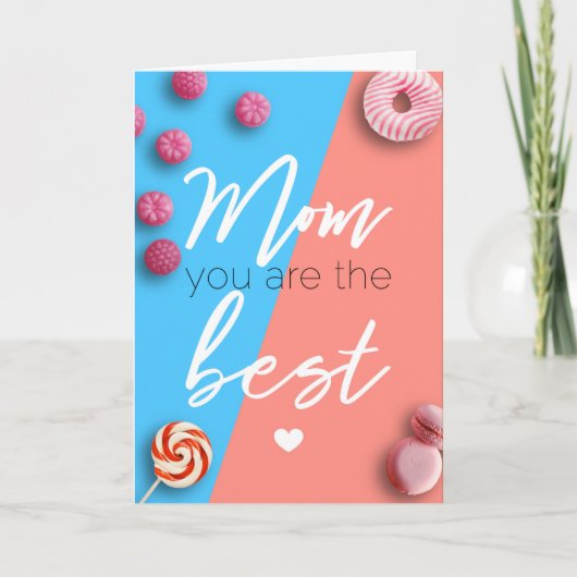 お母さん最高の! カード (正面)