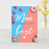 お母さん最高の! カード (黄色い花)