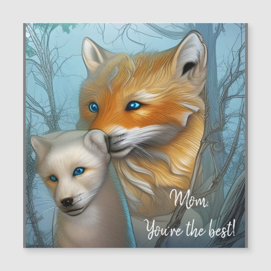 お母さん最高 Foxと赤ちゃん (正面)