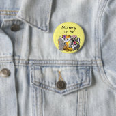 お母さん森林動物になる赤ちゃんシャワー部 缶バッジ (インサイチュ)