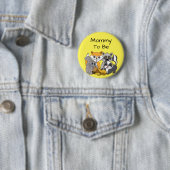 お母さん森林動物になる赤ちゃんシャワー部 缶バッジ (インサイチュ)