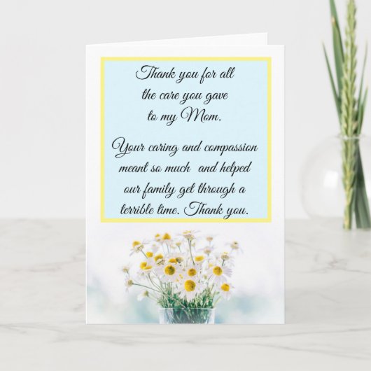 お母さん気にのナース カード (正面)