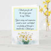 お母さん気にのナース カード (黄色い花)