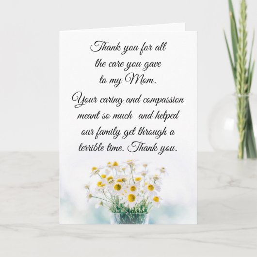 お母さん気にのナース カード (正面)