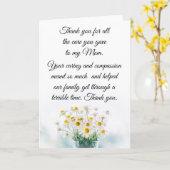 お母さん気にのナース カード (黄色い花)