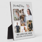 お母さん気にを見せパーソナライズされた: Photo Keepsake フォトプラーク (側面)