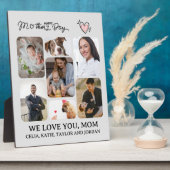 お母さん気にを見せパーソナライズされた: Photo Keepsake フォトプラーク (側面)