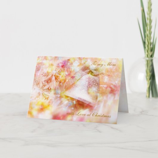 お母さん用のベル付きクリスマスカード シーズンカード (正面)