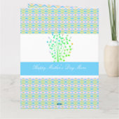 お母さん用の特別な母の日カード カード (裏面)