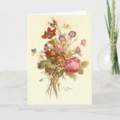 お母さん用ブーケ カード (正面)