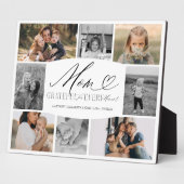 お母さん瞬間に感謝フォトコラージュ フォトプラーク (側面)