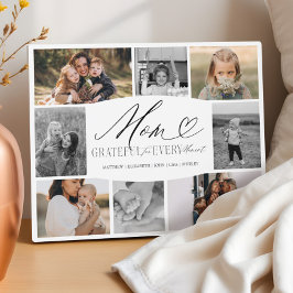 お母さん瞬間に感謝フォトコラージュ フォトプラーク