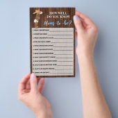 お母さん知ってるオウムカウボーイシャワーゲームカード チラシ (ハンドル)