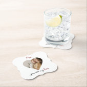 お母さん私のヒーロー紙コースター飲み物 ペーパーコースター (インサイチュ)