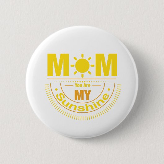 お母さん私の日差し 缶バッジ (正面)