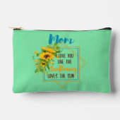 お母さん私は太陽が大好きなの太陽が好き アクセサリーポーチ (正面)