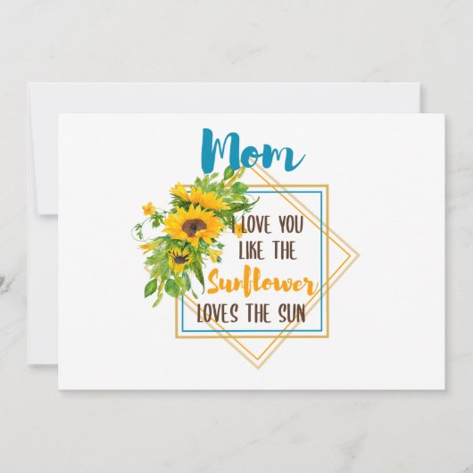 お母さん私は太陽が大好きなの太陽が好き シーズンカード (正面)