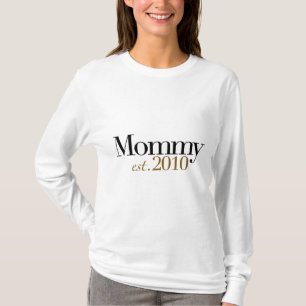 お母さん米国東部標準時刻2010年 Tシャツ