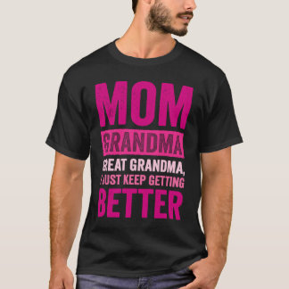 お母さん素晴らしおばあちゃん保よよ Tシャツ