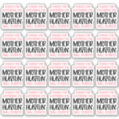 お母さん繁盛のお手伝いありがとう シール (正面)