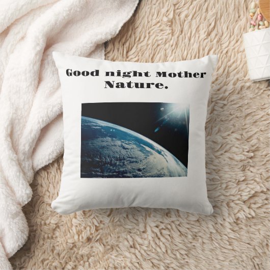 お母さん自然 クッション (ブランケット)