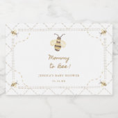 お母さん赤ちゃんシャワー蜂蜜の好意 リキュールボトルラベル (シングルラベル)